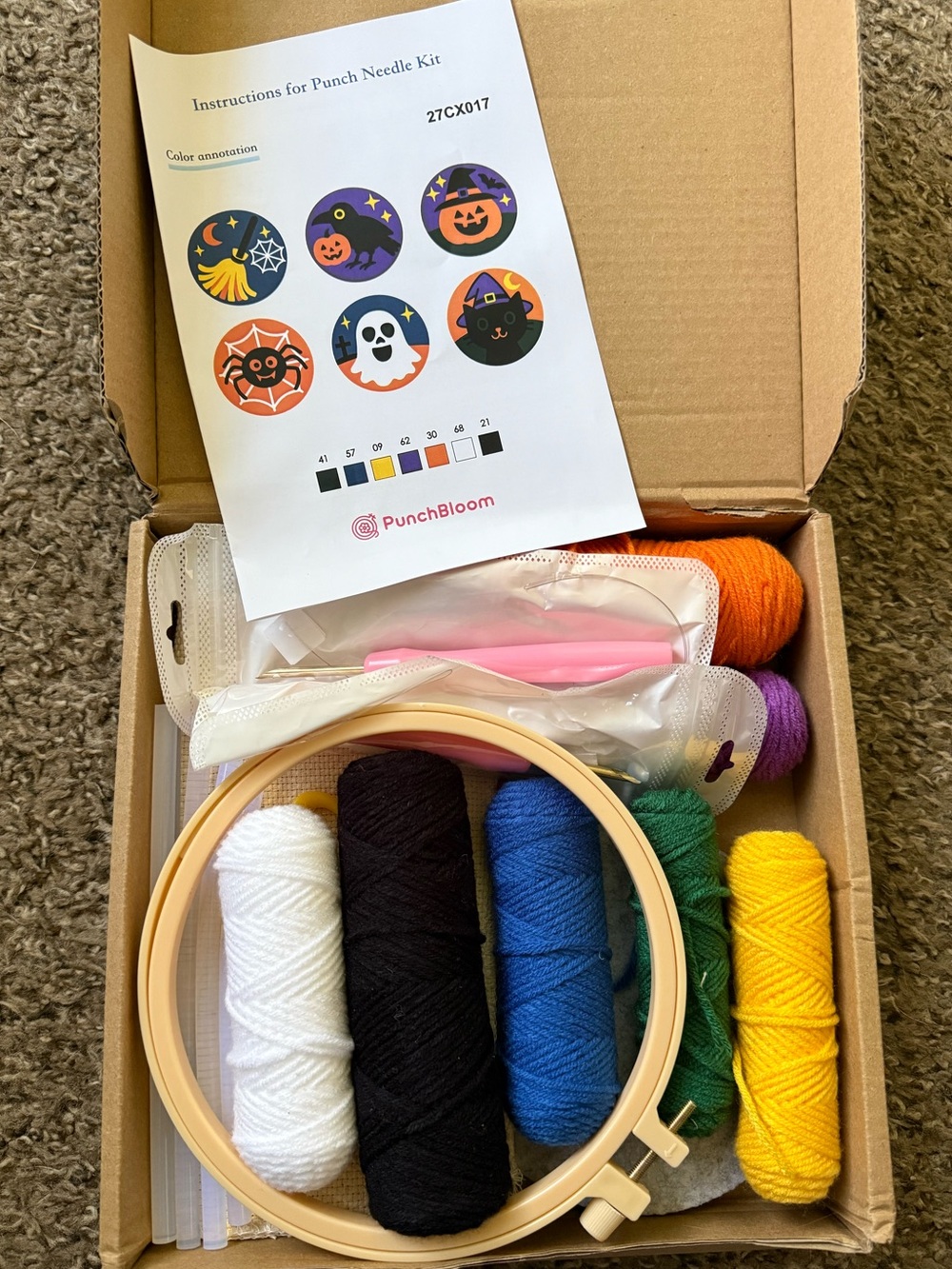 Halloween Punch Needle Kit